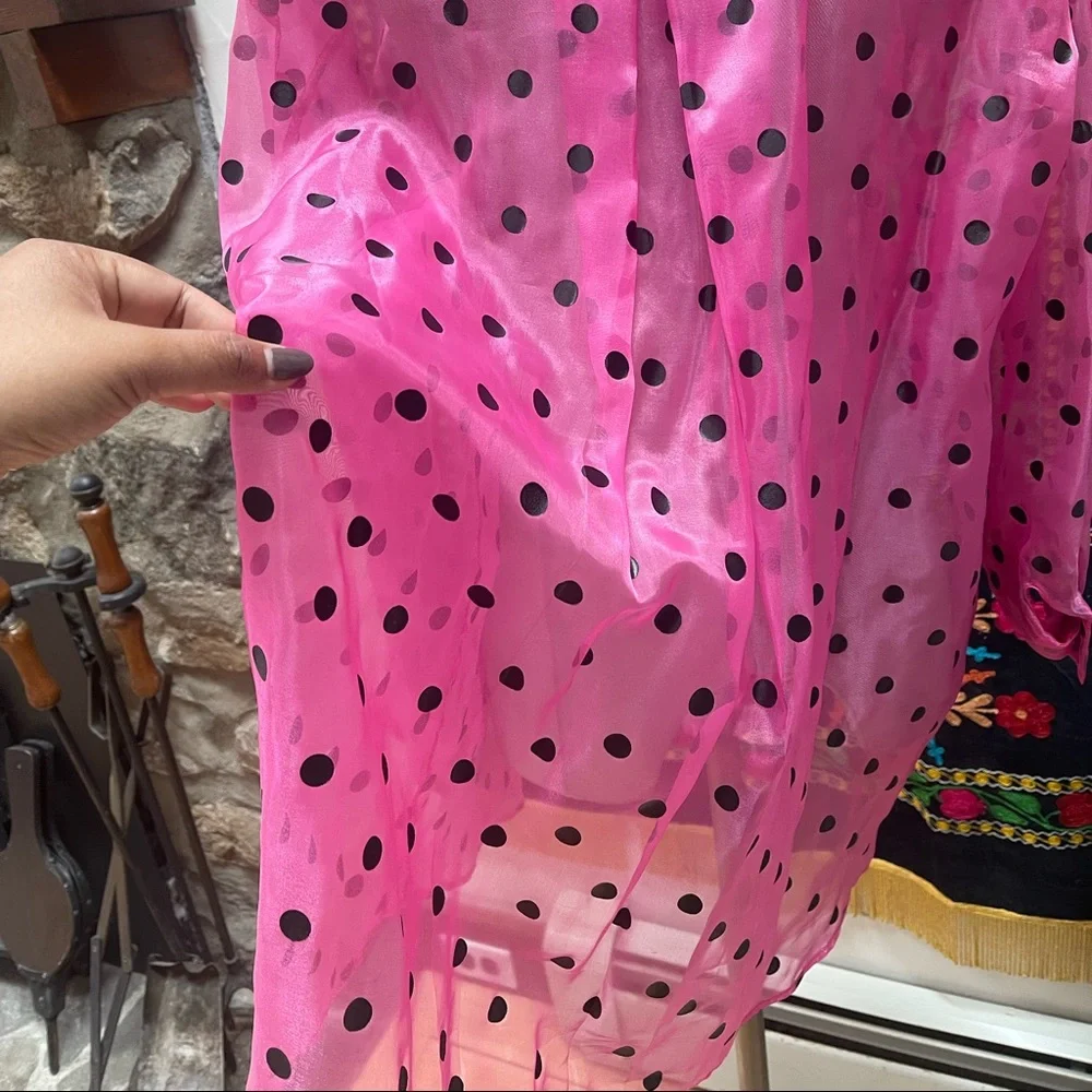 Vintage Bill Blass Sheer Oversized Button Up - Picture 8 of 8